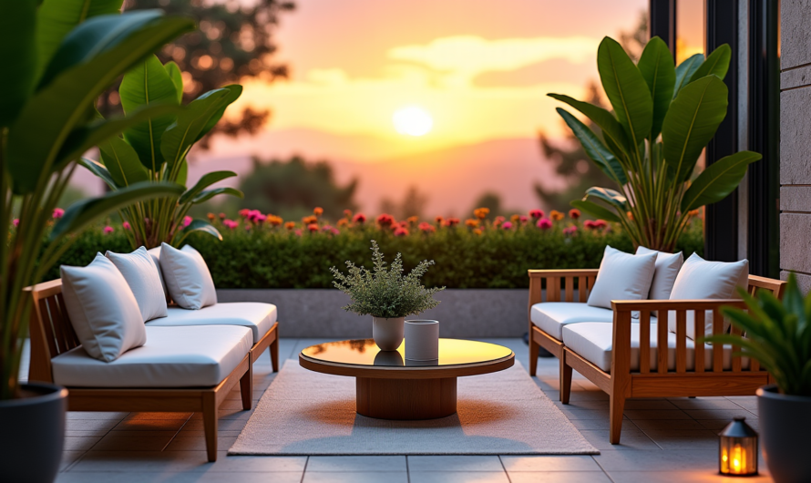 Élégance et praticité dans votre espace extérieur